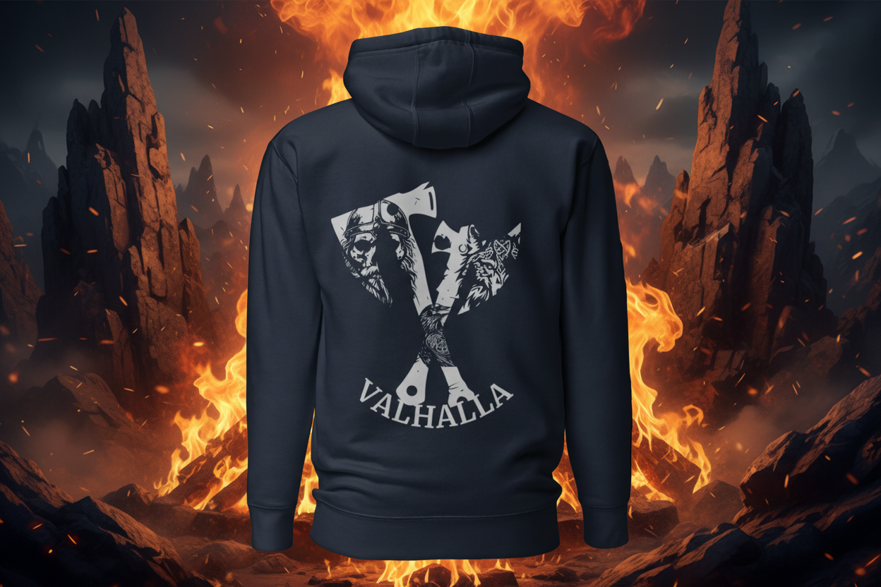 Valhalla Skull Hoodie